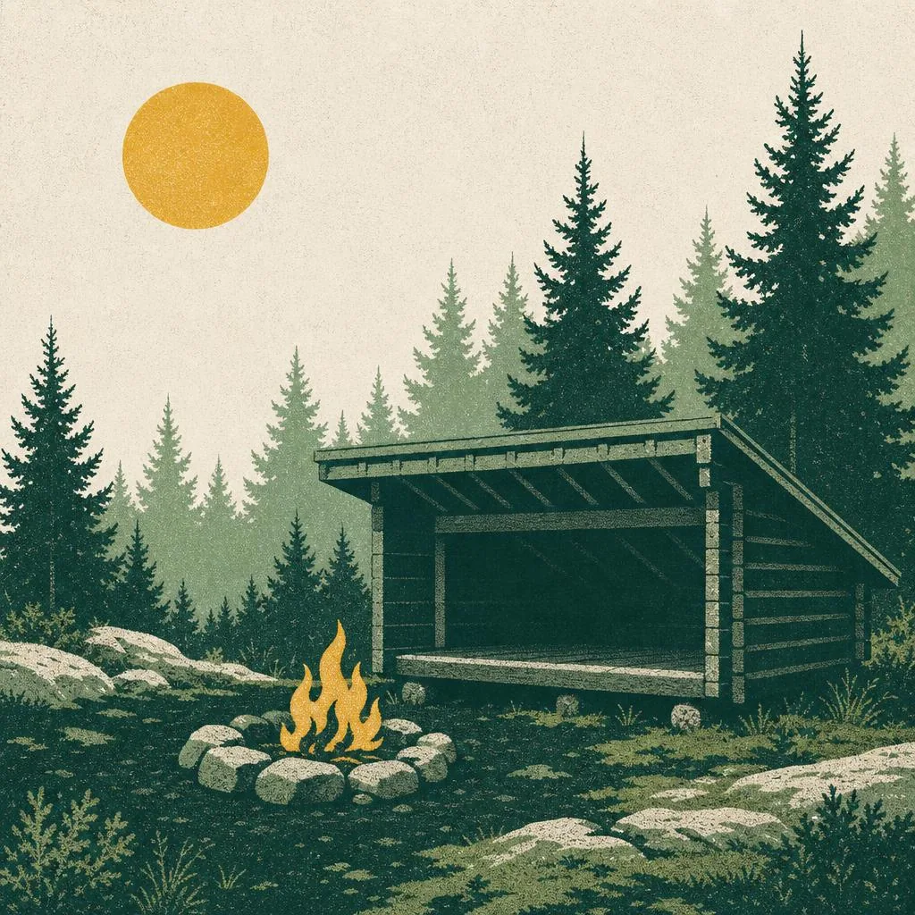 Aakenustupa – laavu, Kittilä (Lappi). Palvelut: wc, laavu
